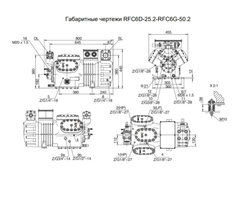 Компрессор Daming RFC 6G-50.2