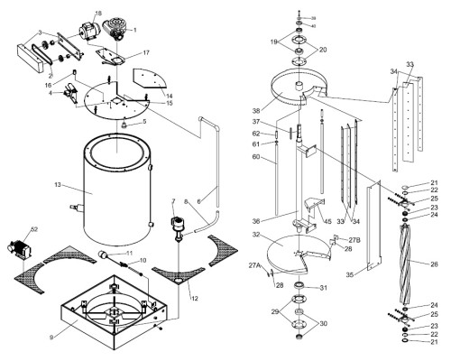 Льдогенератор чешуйчатого льда Geneglace F200 ABF (4500-6500 кг/сут.)